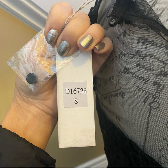 NWT’s Gracia black crochet lace maxi dress - Picture 10 of 10